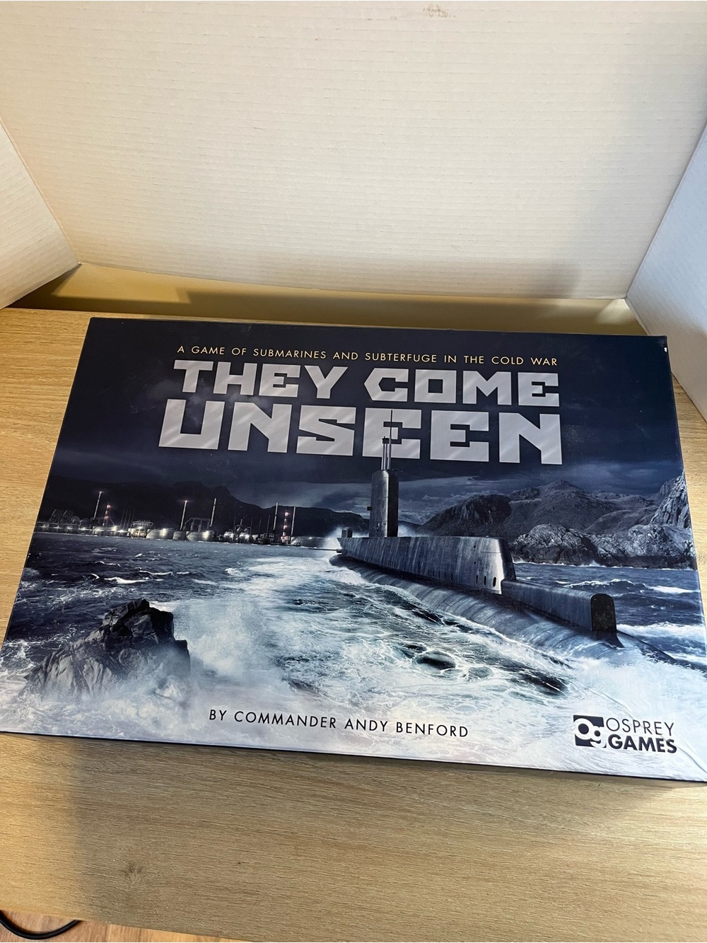 OSPREY They Come Unseen Board Game - Navy Blue and White